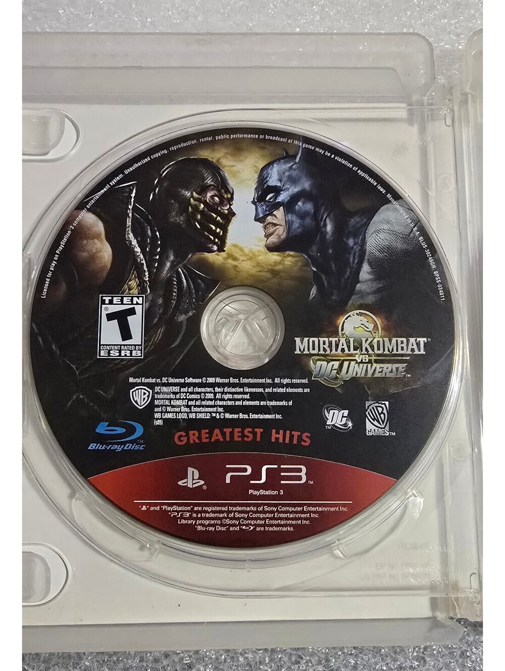 PS3 Mortal Kombat vs DC Universe 2 Pack w/MK movie bonus PlayStation 3 - Picture 5 of 9
